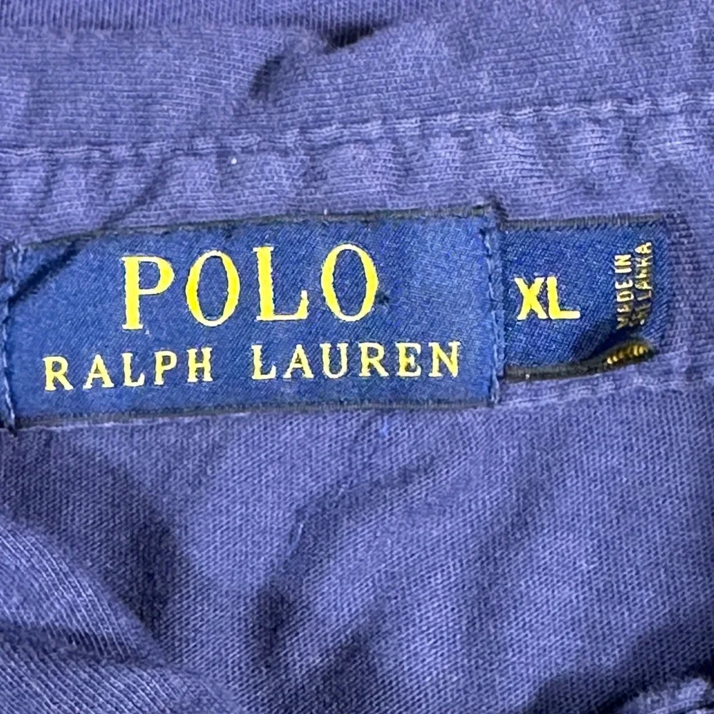 Polo Ralph Lauren Polo Shirt Mens XL Blue Short‎ Sleeve Pocket Pony Logo